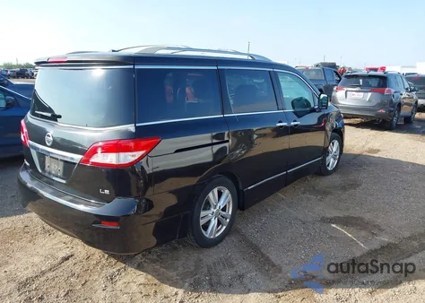 2012 Nissan Quest Le from USA, damaged, VIN JN8AE2KP3C9036281